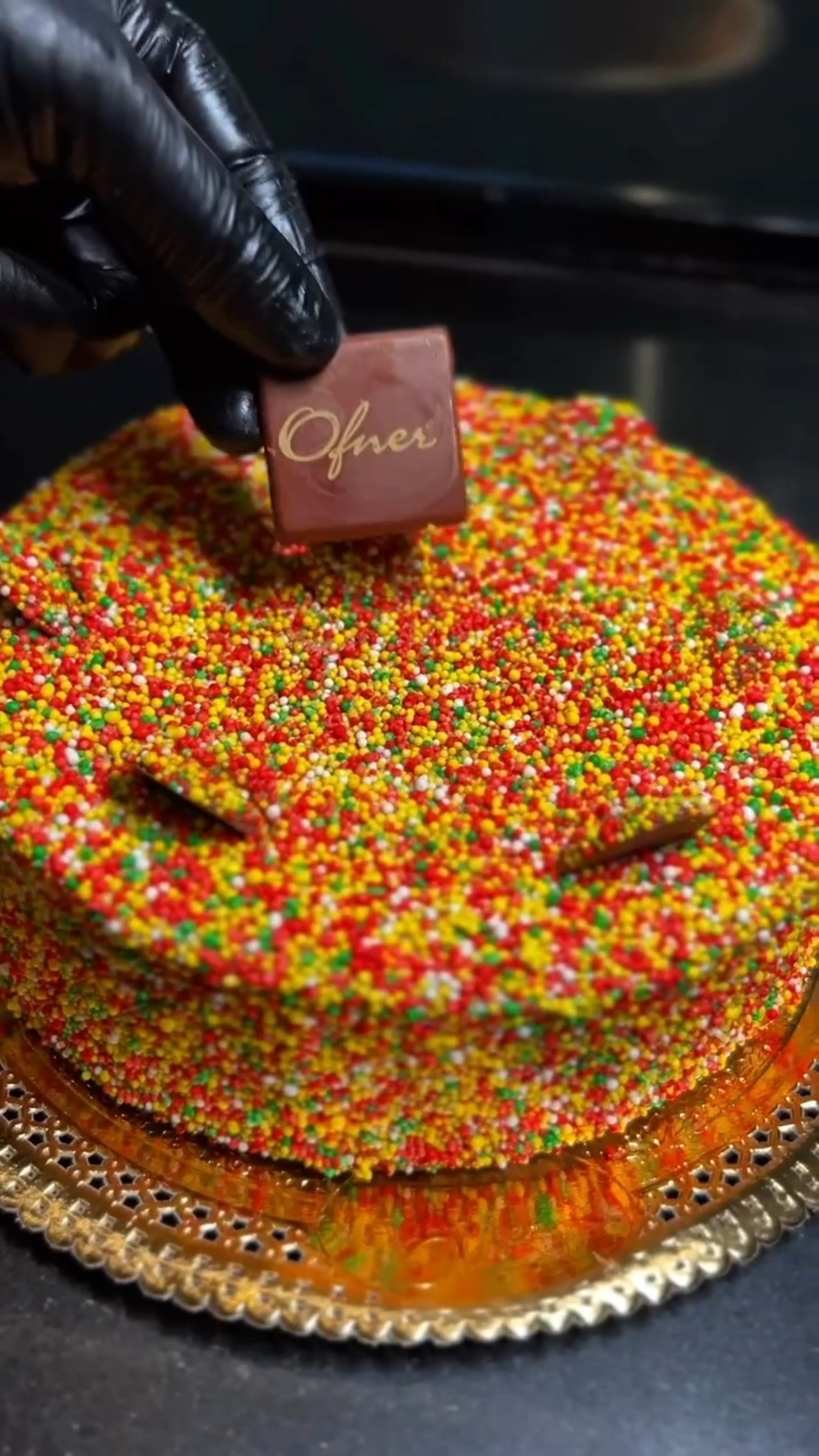 Colorful sprinkles